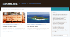 Desktop Screenshot of islacoron.com