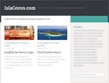 Tablet Screenshot of islacoron.com